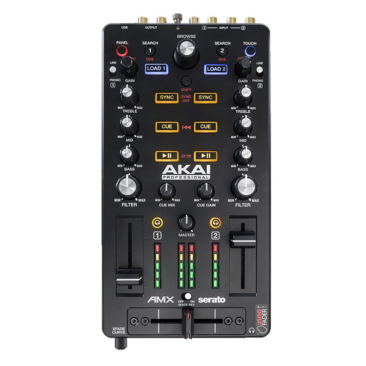 Akai amx professional 2 deck mixer w serato dj manual